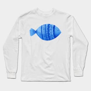 blue fish Long Sleeve T-Shirt